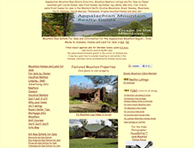 Tablet Screenshot of mountain-realty-guide.com